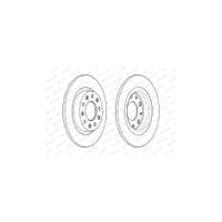 Гальмівний диск FERODO DDF2333C