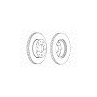 Гальмівний диск FERODO DDF1171