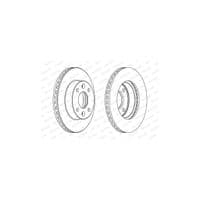 Гальмівний диск FERODO DDF1521