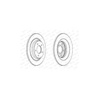 Гальмівний диск FERODO DDF1547C
