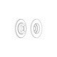 Гальмівний диск FERODO DDF215