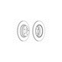 Гальмівний диск FERODO DDF2404C