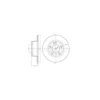 Гальмівний диск METELLI 23-0335