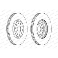 Гальмівний диск FERODO DDF1449