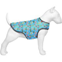 Курточка для животных WAUDOG Clothes "Лига Справедливости в голубом " S (503-4002)