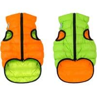 Курточка для животных Airy Vest двухсторонняя S 30 оранжево-салатовая (1609)