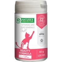Пробиотическая добавка для животных  Nature's Protection Beauty Formula для улучшения состояния кожи и  шерсти 60 г (CAN63293)
