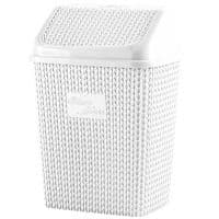 Корзина д/мусора VIOLET HOUSE 0026 Виолетта WHITE 10 л (0026 Виолетта WHITE с/к 10 л)