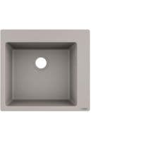 Кухонная мойка HANSGROHE 43312380 S510-F450 серый бетон