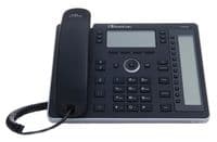 AudioCodes 440HD IP-Phone PoE GbE and power supply Black 6 lines Including 2nd Ethernet port for PC, 18 Programmable keys, 132 X 64 Graphic Display