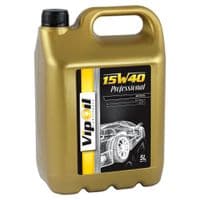 Масло моторное VIPOIL Professional 15W40 SG/CD, 5л (0162844)