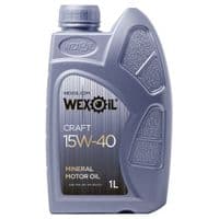 Масло моторное WEXOIL Craft 15w40 1л (WEXOIL_62565)