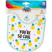 Слюнявчик Canpol babies So Cool хлопковый бирюзовый (15/114_tur)