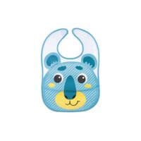 Слинявчик Canpol babies Hello Little пластмасовий з кишенькою Бірюзовий (9/232_tur)