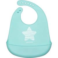 Слюнявчик Canpol babies Pastel силиконовый с карманом голубой (74/024_blu)