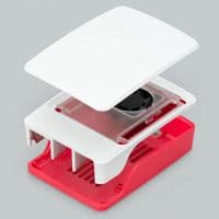 Корпус красно-белый для Raspberry Pi 5 официальный
