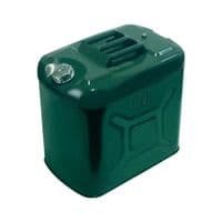 Канистра Merlion YT-HS-FX-50L, металлическая с клапаном + гибкая лейка, 50л, 472х305х470мм, Зеленая