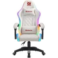 Крісло ігрове Defender Energy, Клас 4, 50мм, PU, RGB, біле