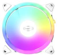 Вентилятор 120 мм, PcCooler F3 T120 ARGB, White, 120х120х25 мм, 500 – 1800 об/мин, до 21.6 дБ, 4-pin (PWM)/3-pin (ARGB), гидродинамический подшипник