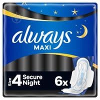 Гигиенические прокладки Always Maxi Secure Night Размер 4 6 шт. (8006540538258)