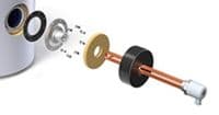Електричний нагрівальний елемент TESY ACS El Kit 3kW-PLUG AND PLAY V1404, 3 кВт, 6/4", 3 кВт, термостат, фланец