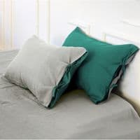 Наволочка MirSon Лен Natural Linen 40х60 Green meadow (2200005371992)