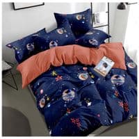 Простыня MirSon Сатин Premium 22-1256 Kingfisher 180х220 см (2200002954457)