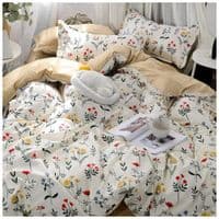 Простыня MirSon Beige Premium 17-0226 Makerena 200х220 см (2200001883703)