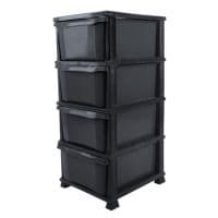 Комод VIOLET HOUSE 0354 Classic BLACK 39,5*47*90 см (0354 Classic BLACK)
