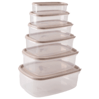 Контейнер пл. VIOLET HOUSE 0496 capuccino /НАБ./прям./0.3/0.5/0.85/1.35/2/3.1 (0496 capuccino)