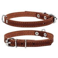 Ошейник для животных Collar одинарный Ш 12 мм Д 24-32 см коричневый (00166)