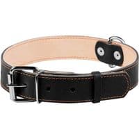 Нашийник для тварин Collar подвійний Ш 35 мм Д 48-63 см чорний (02791)