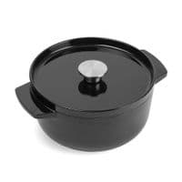 Кастрюля KitchenAid чугунная с крышкой 3,3 л Черная (CC006058-001)