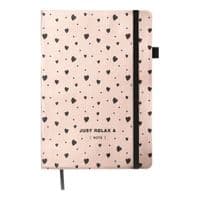 Книга записная Buromax Relax А5 96 листов, без линирования розовое золото (BM.295001-10)