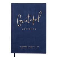 Книга записная Buromax Grateful А5 96 листов, без линирования синий (BM.295019-02)