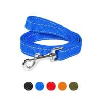 Поводок для собак Dog Extreme из нейлона двойной Ш 14 мм Д 122 см голубой (43002)