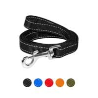 Поводок для собак Dog Extreme из нейлона двойной Ш 25 мм Д 122 см черный (42991)