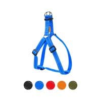 Шлея для собак Dog Extreme з нейлону регульована Ш 20 мм В:50-80 см блакитна (06672)