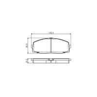 Тормозные колодки Bosch 0 986 495 058