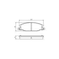 Гальмівні колодки Bosch 0 986 460 960