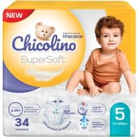 Подгузники Chicolino Super Soft Размер 5 (11-25 кг) 34 шт (4823098414452)