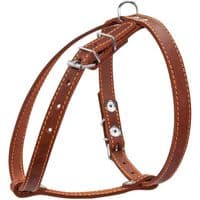 Шлея для собак Collar одинарна для малих порід Ш 14 мм А:40-48 см В:43-51 см коричнева (06346)