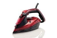 Праска Gorenje, 2800Вт, 350мл, паровий удар -100гр, верт. відпарювання, антинакип, автовідключення, керам. підошва, червоний