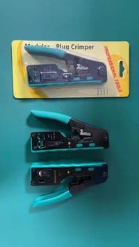 Інструмент для обтискання СR-05, RJ-45 (8P8C) та RJ-12 (6P6C), 6P / 8P + обрізка наскрізних конекторів зачищення зовнішньої ізоляції кабелю