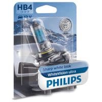 Автолампа Philips HB4 WhiteVision Ultra +60%, 4200K, 1шт/блистер (9006WVUB1)