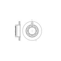 Гальмівний диск REMSA 61170.10