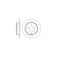 Гальмівний диск REMSA 61188.00