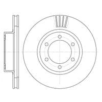 Тормозной диск REMSA 6706.10