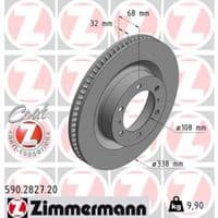 Гальмівний диск ZIMMERMANN 590.2827.20