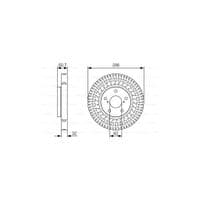 Тормозной диск Bosch 0 986 479 T38